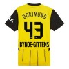 Oficiální Fotbalový Dres Borussia Dortmund Bynoe Gittens 43 Domácí 2024-25 pro Děti